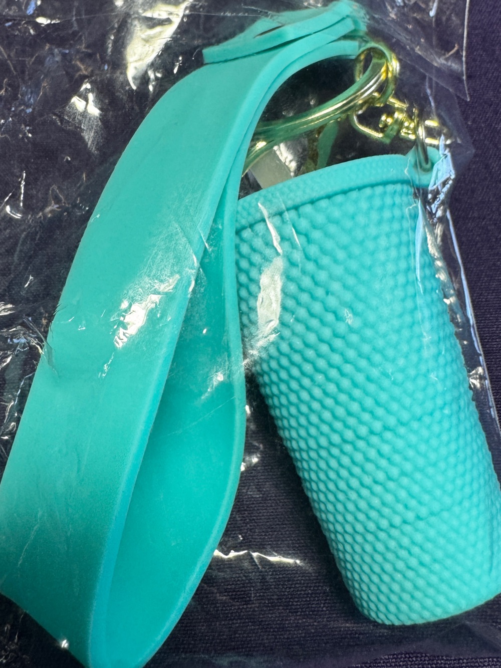 Starbucks Turquoise Keychain/Bag Charm NWT - Picture 2 of 2